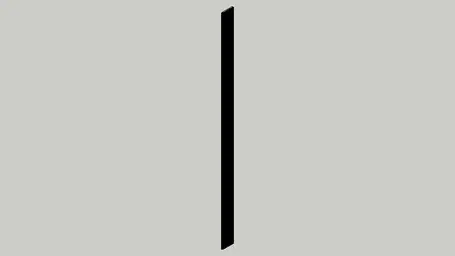 A single, thick, vertical black line is centered on a light gray background, ideal for use in Timberix CAD Resources.