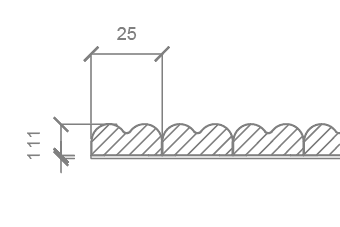 Double Ribbed Flex 25